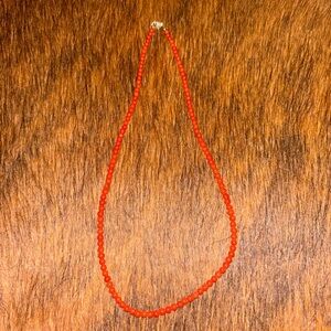 Coral Beaded Necklace